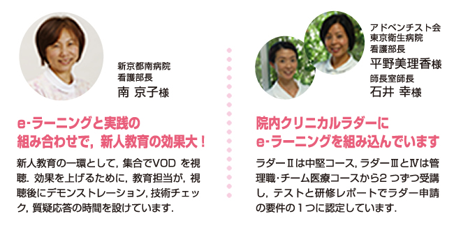学研ナーシングサポートご利用病院様の声