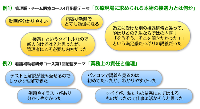 受講者の声