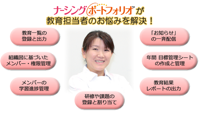 教育担当者のお悩みを解決